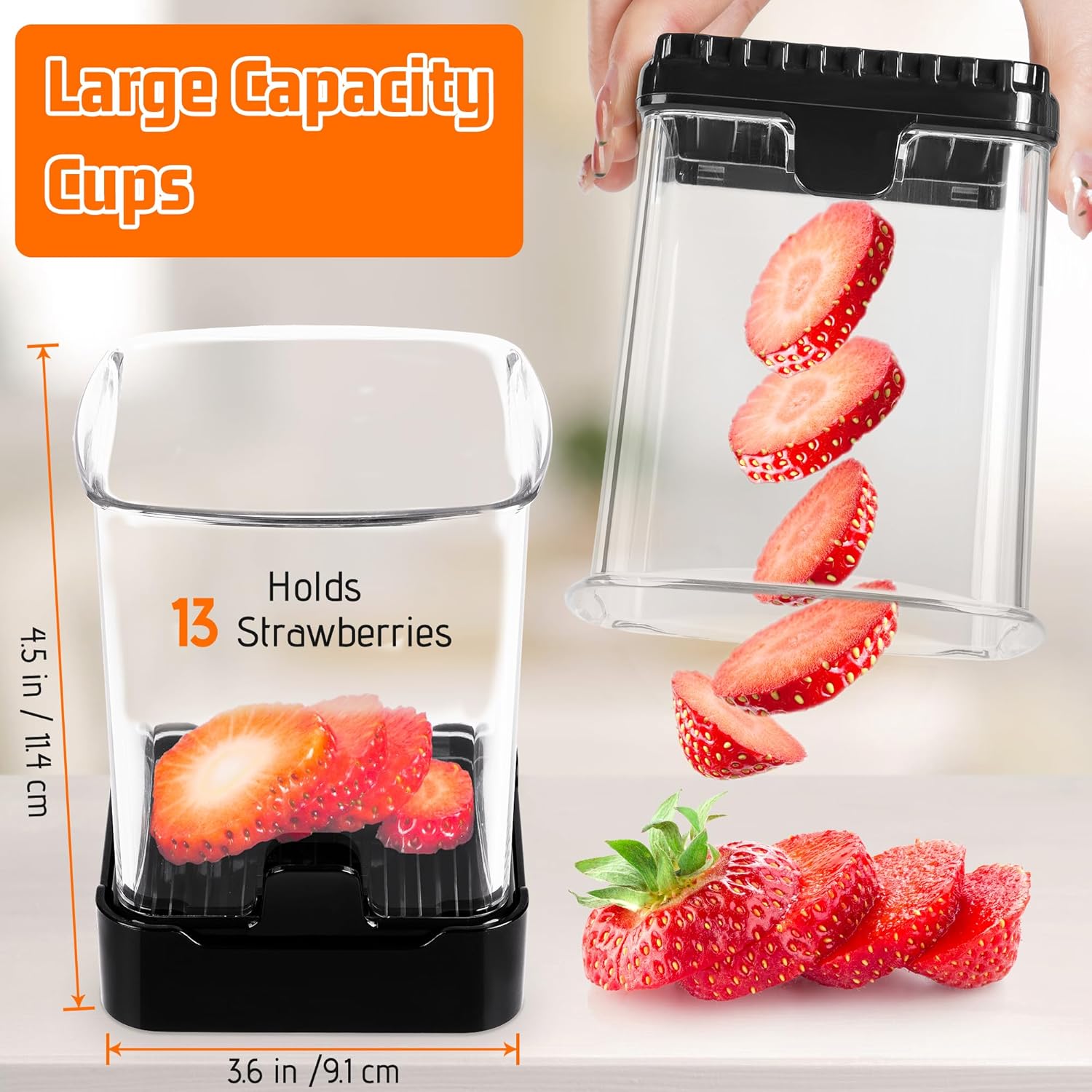 Fruit Slicer Cup for Strawberr - Meal Prep Egg incelemesi ve fiyatı