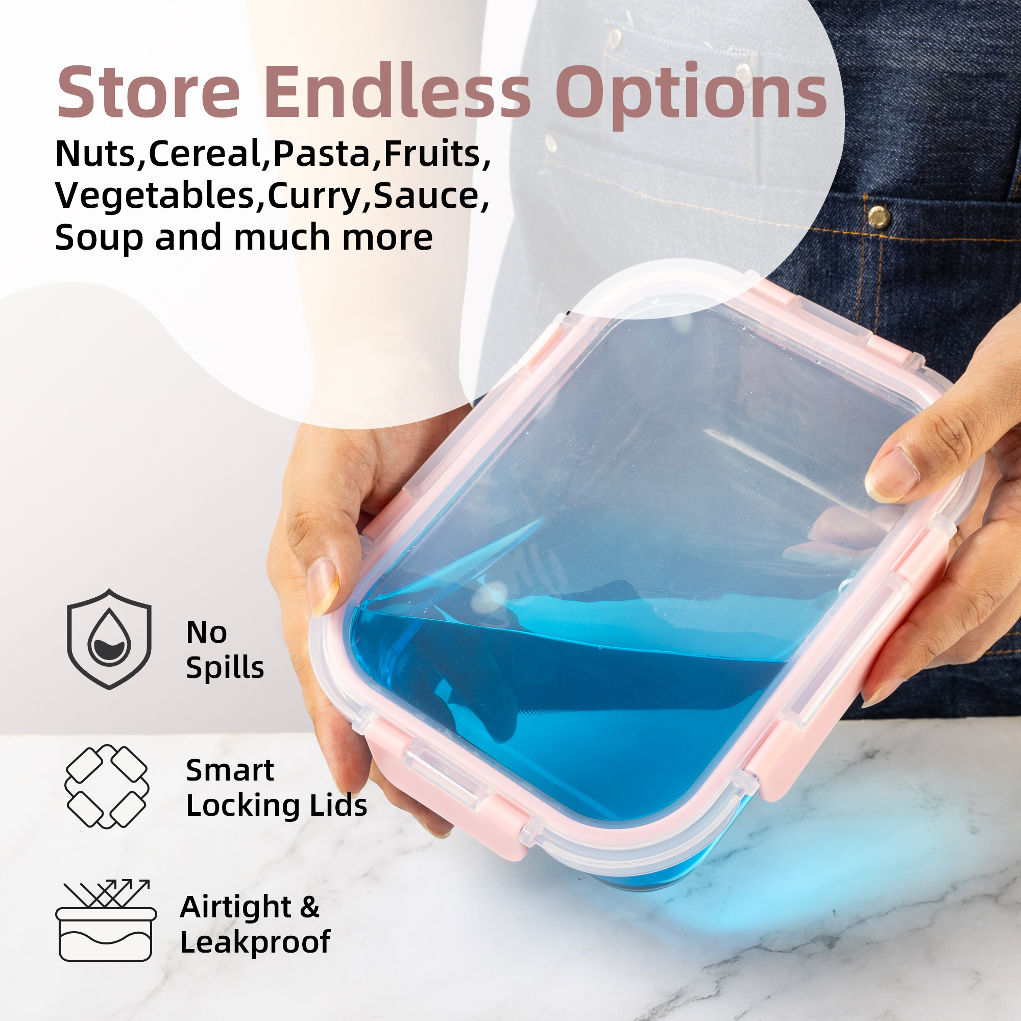 16-Piece Glass Food Storage Co - Meal Prep Glass Containers Oven Safe incelemesi ve fiyatı