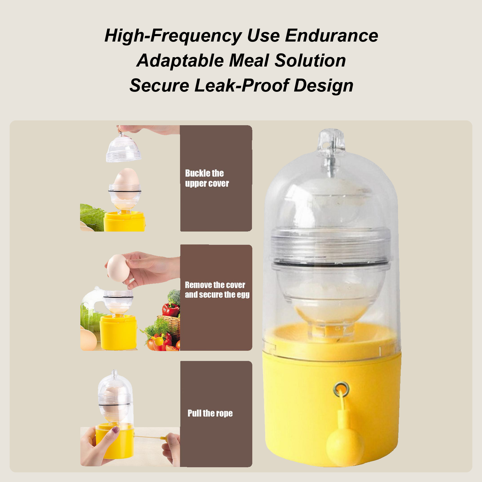 Egg Yolk Mixer Spinner Hand Po - Meal Prep Egg incelemesi ve fiyatı