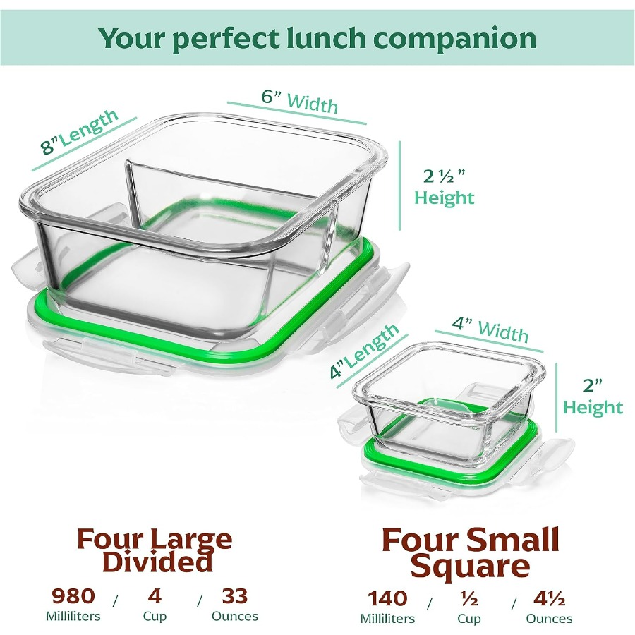 Glass Meal Prep Containers wit - Meal Prep Glass Containers Oven Safe incelemesi ve fiyatı