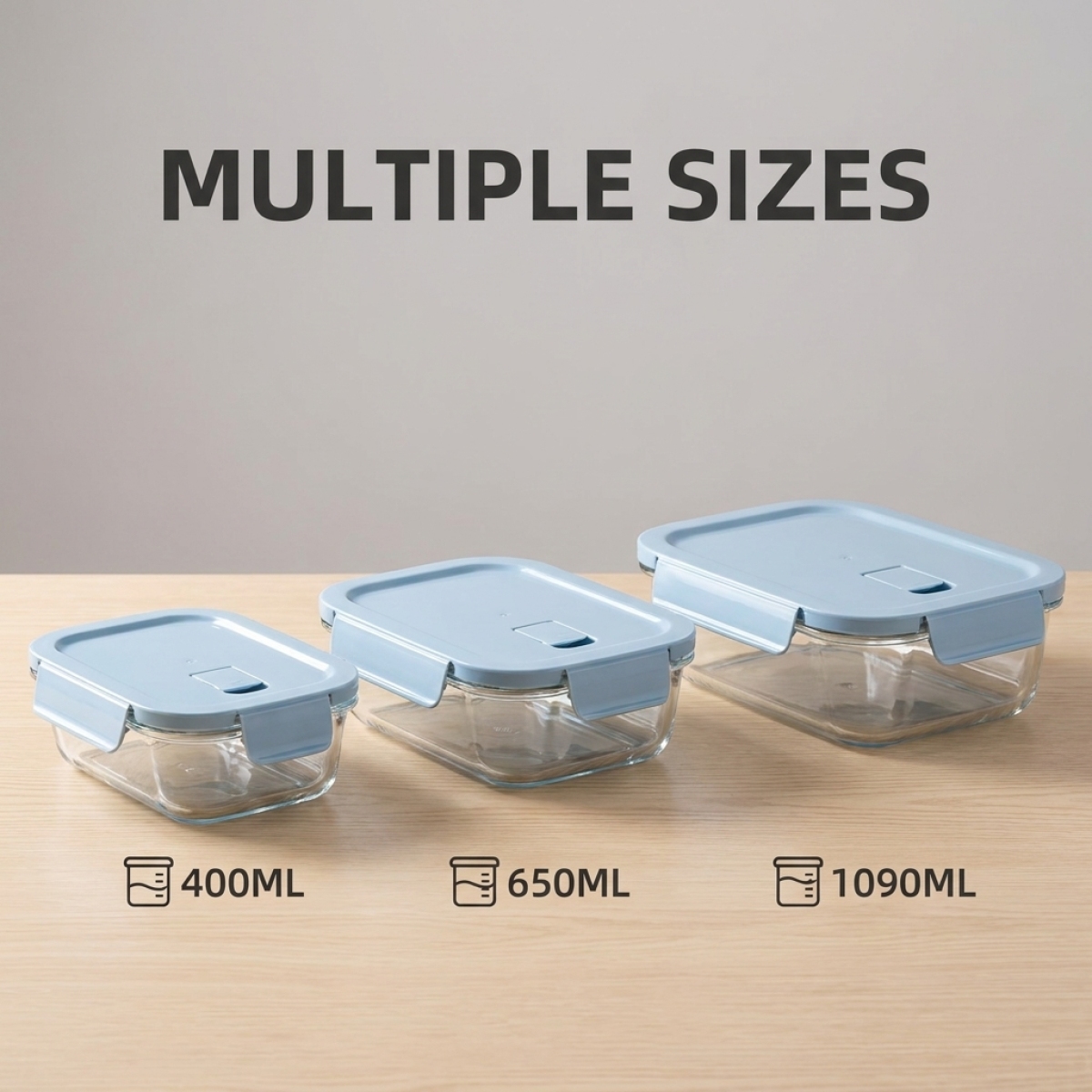 Rockblue Glass Bowl Set with L - Meal Prep Glass Containers Oven Safe incelemesi ve fiyatı