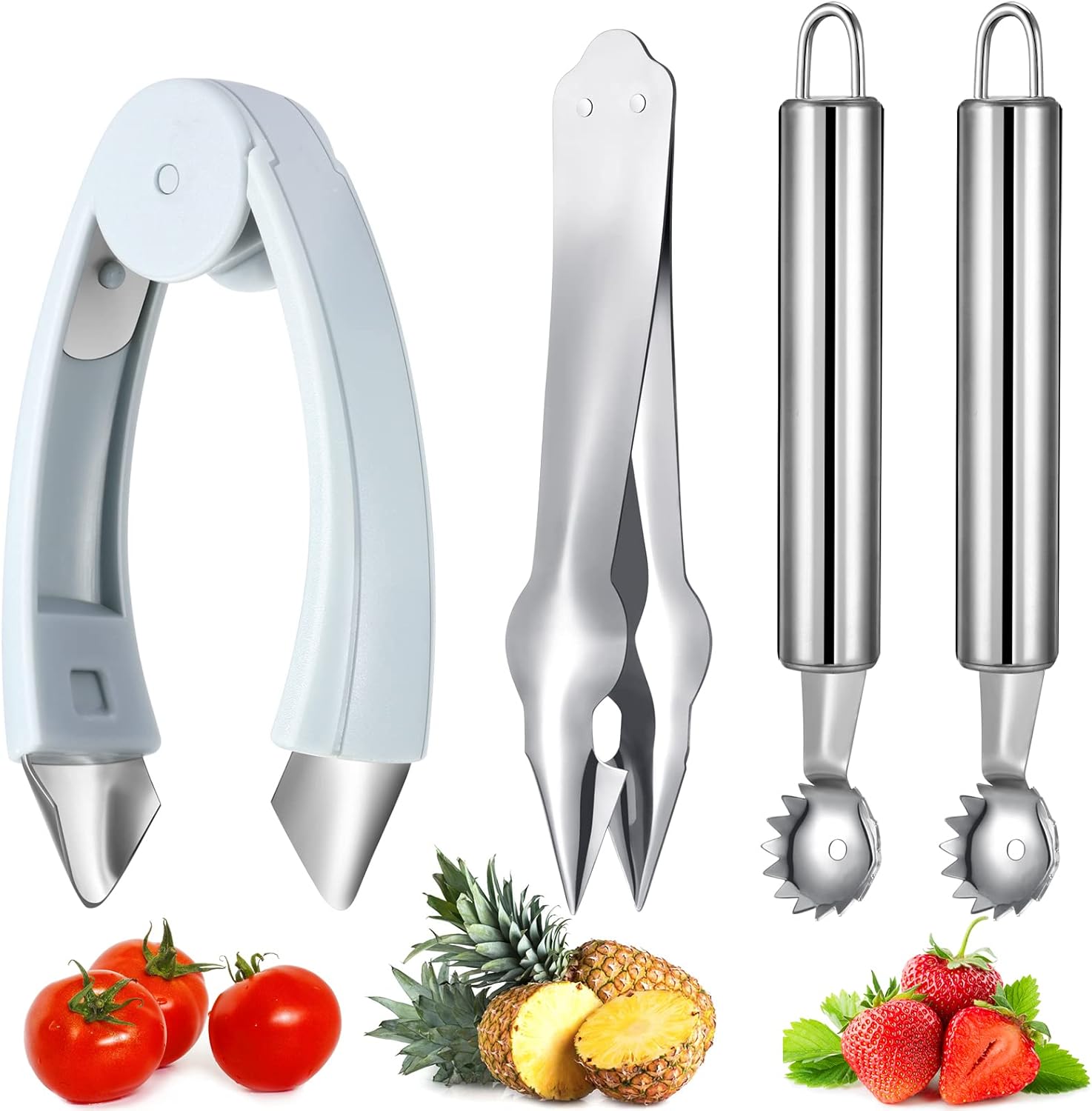 4-Piece Strawberry Huller and  - Strawberry Huller incelemesi ve fiyatı