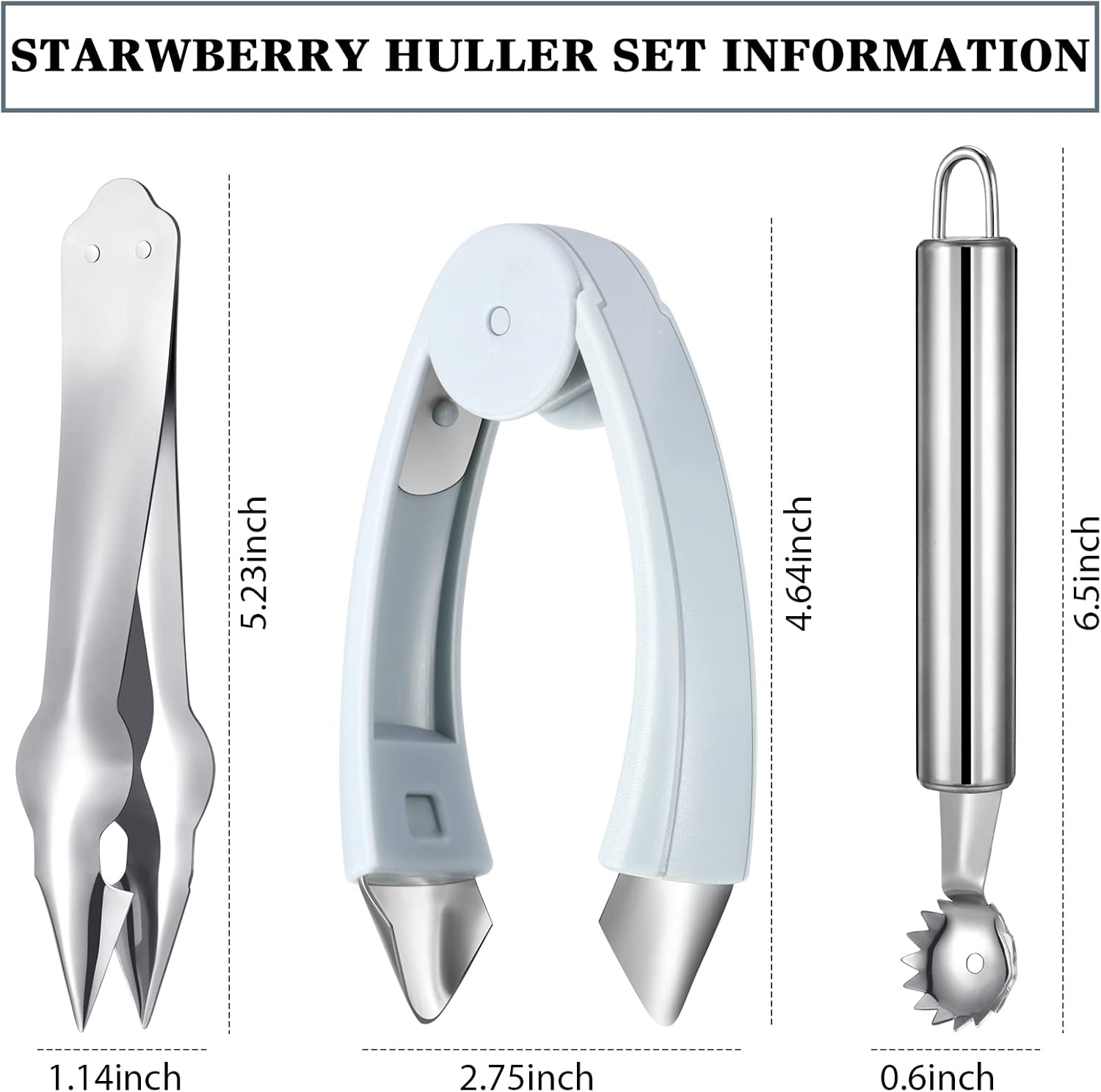 4-Piece Strawberry Huller and  - Strawberry Huller incelemesi ve fiyatı