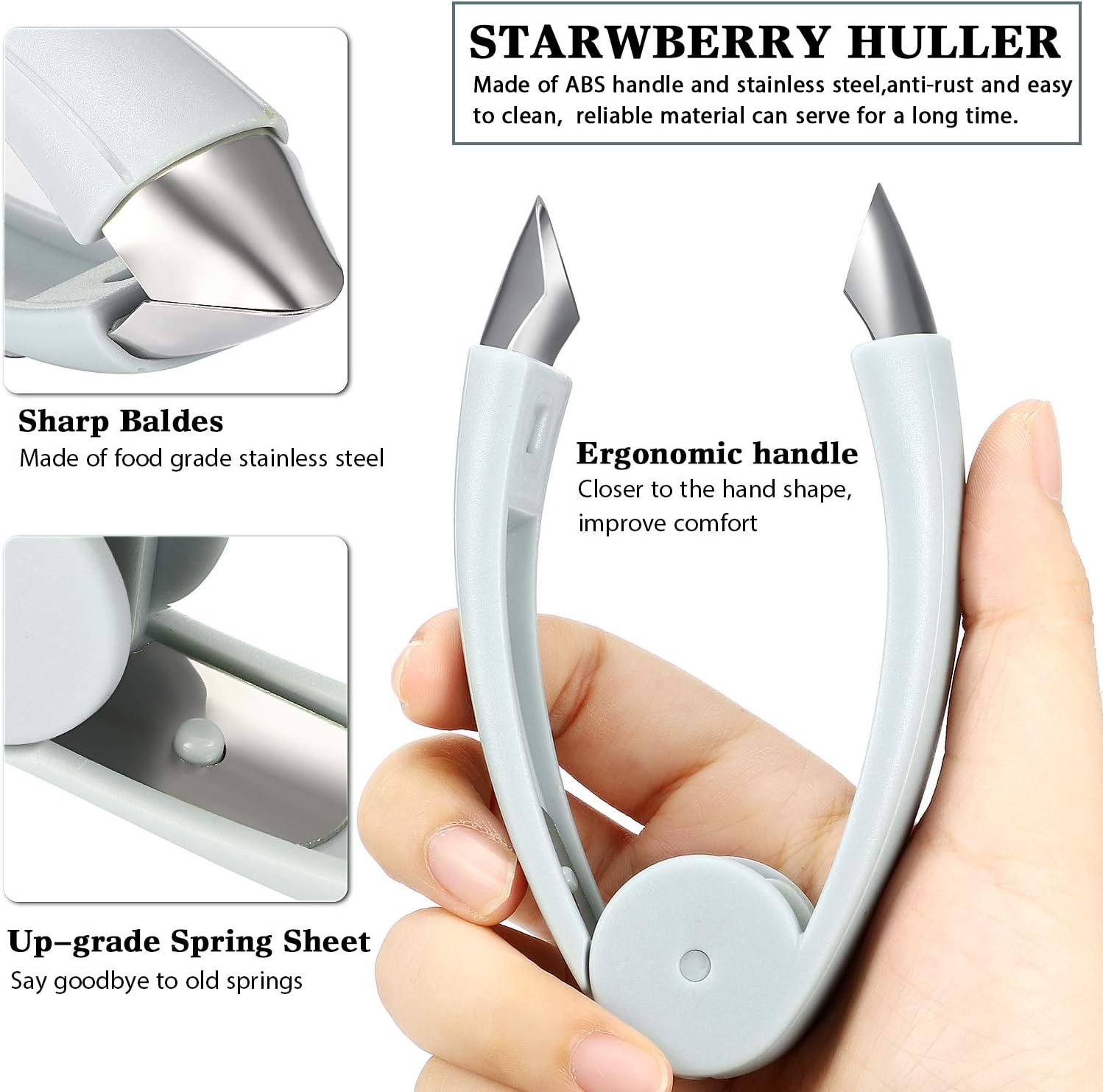 4-Piece Strawberry Huller and  - Strawberry Huller incelemesi ve fiyatı
