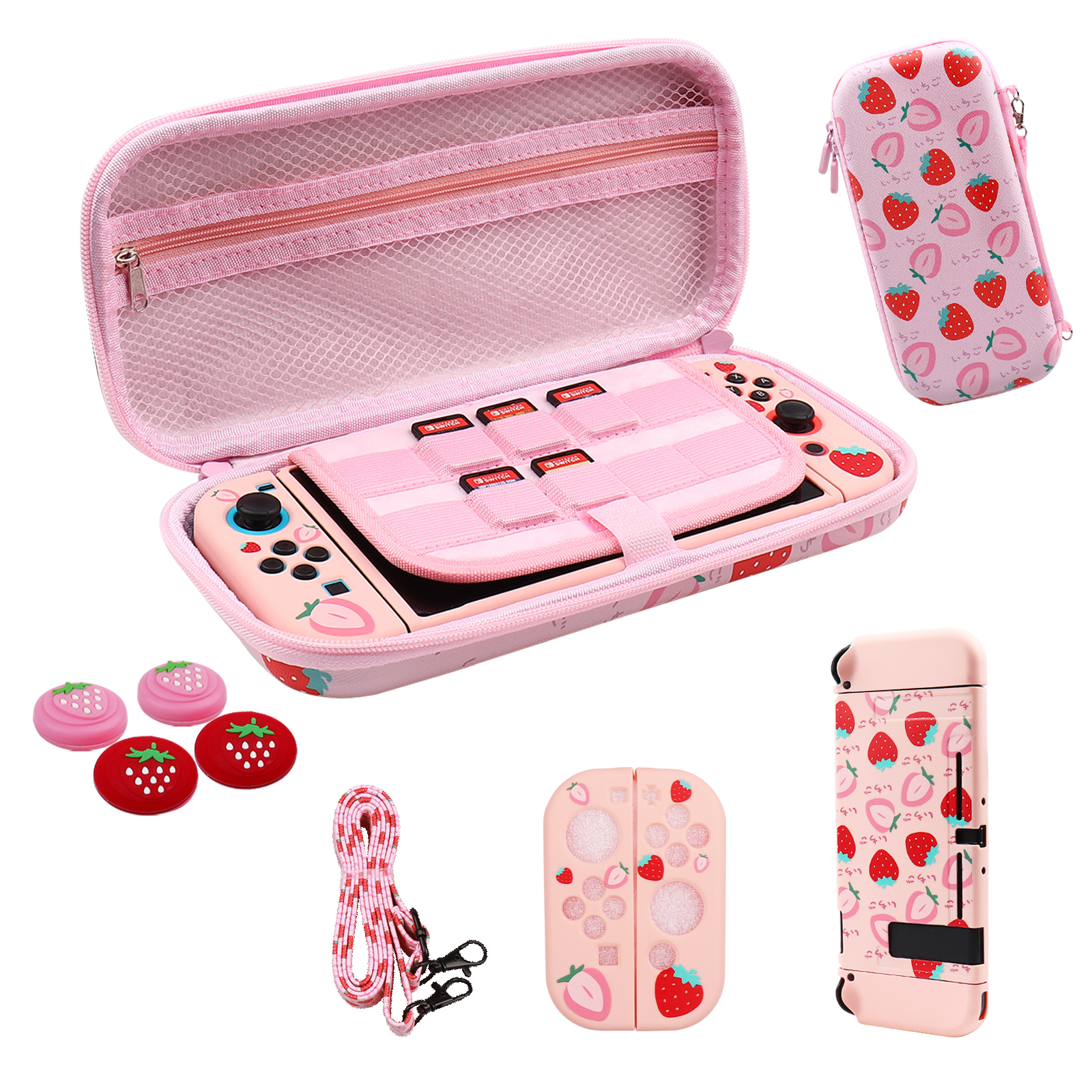 For Switch Carrying Case, EVA  - Strawberry Huller incelemesi ve fiyatı