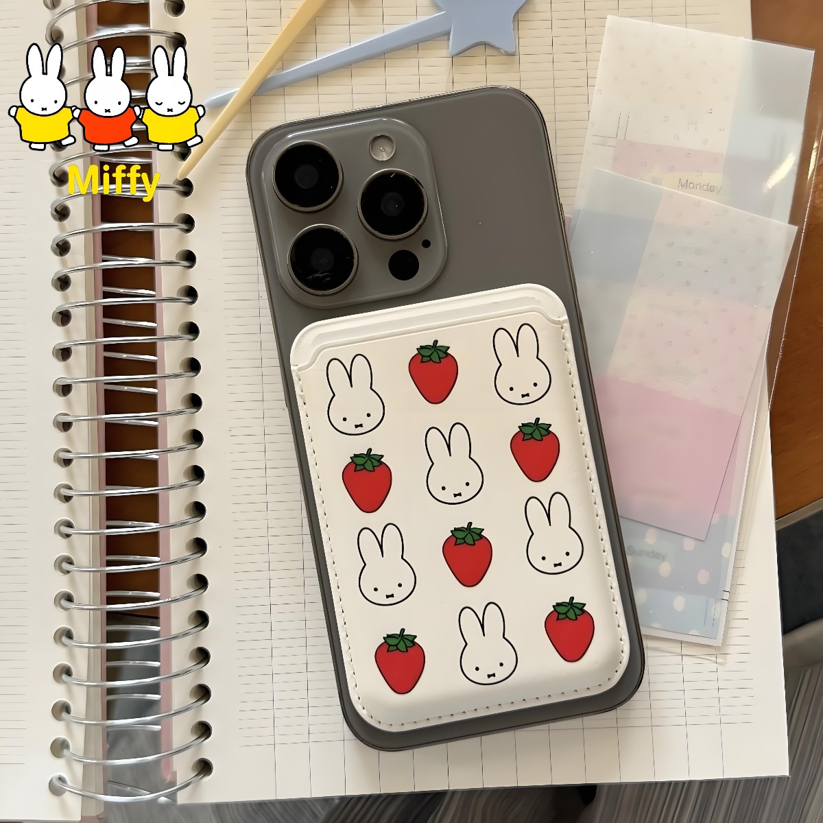 Kawaii Miffy Rabbit Magnetic C - Strawberry Huller incelemesi ve fiyatı