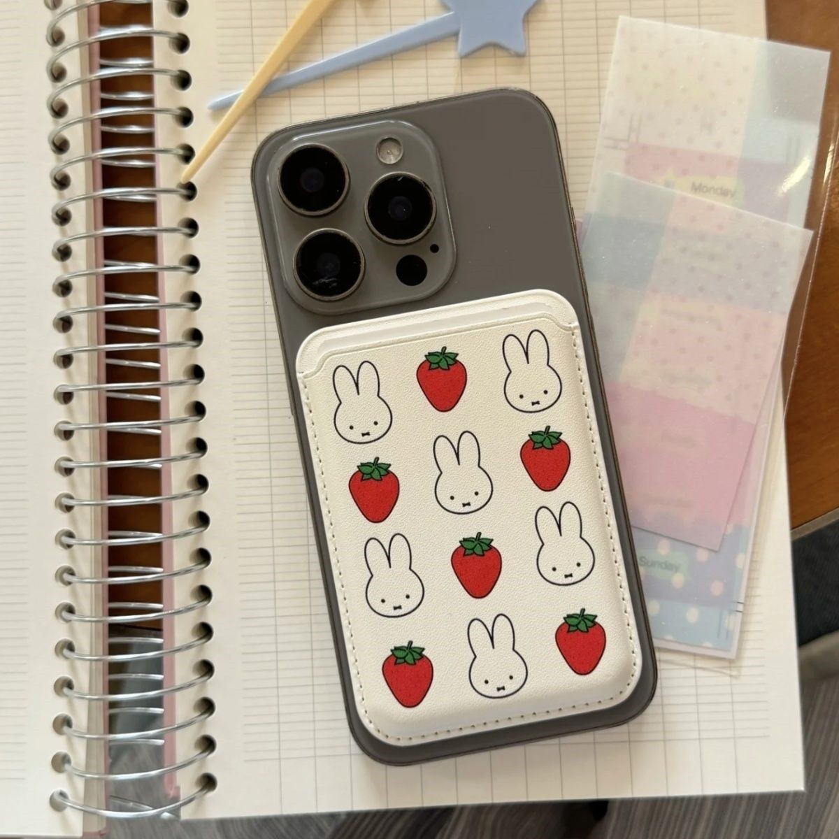Kawaii Miffy Rabbit Magnetic C - Strawberry Huller incelemesi ve fiyatı