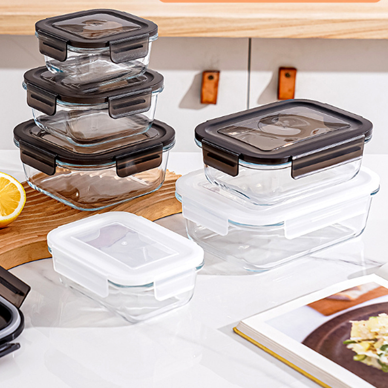LUSQI Heat Resistant Glass Lun - Meal Prep Glass Containers Oven Safe incelemesi ve fiyatı
