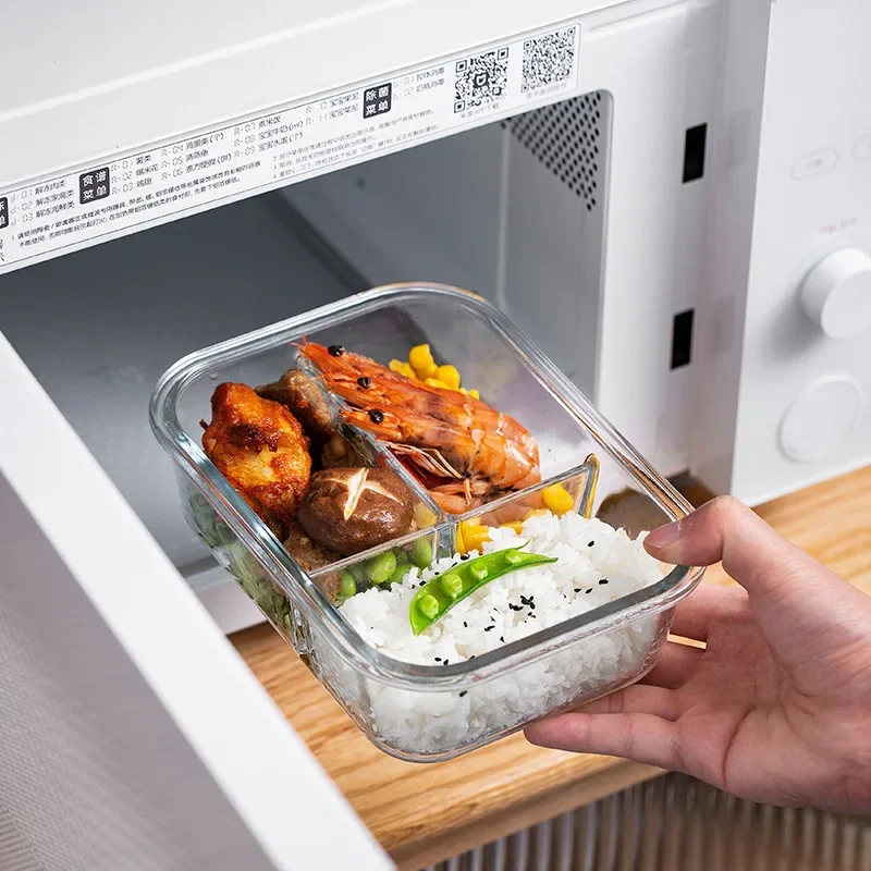 Glass Fresh-Keeping Box high B - Meal Prep Glass Containers Oven Safe incelemesi ve fiyatı