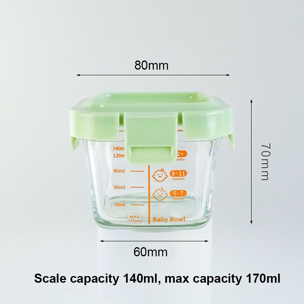 New 170ml Food Storage Box Fro - Meal Prep Glass Containers Oven Safe incelemesi ve fiyatı