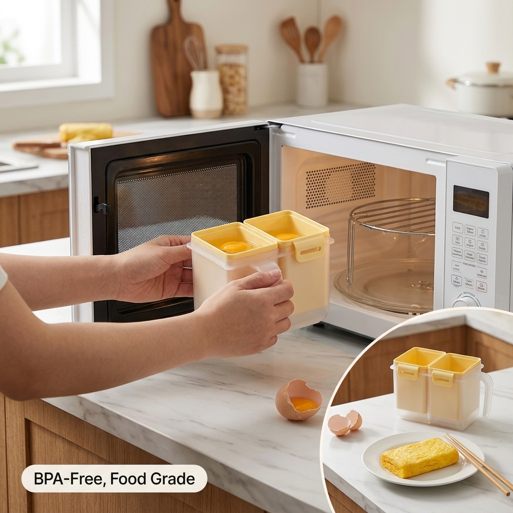 Food Grade PP Microwave Egg Mo - Meal Prep Egg incelemesi ve fiyatı