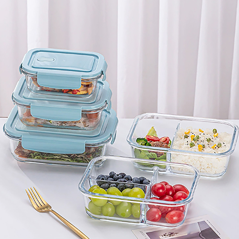 1/2/3 Grids Thickened Leak Pro - Meal Prep Glass Containers Oven Safe incelemesi ve fiyatı